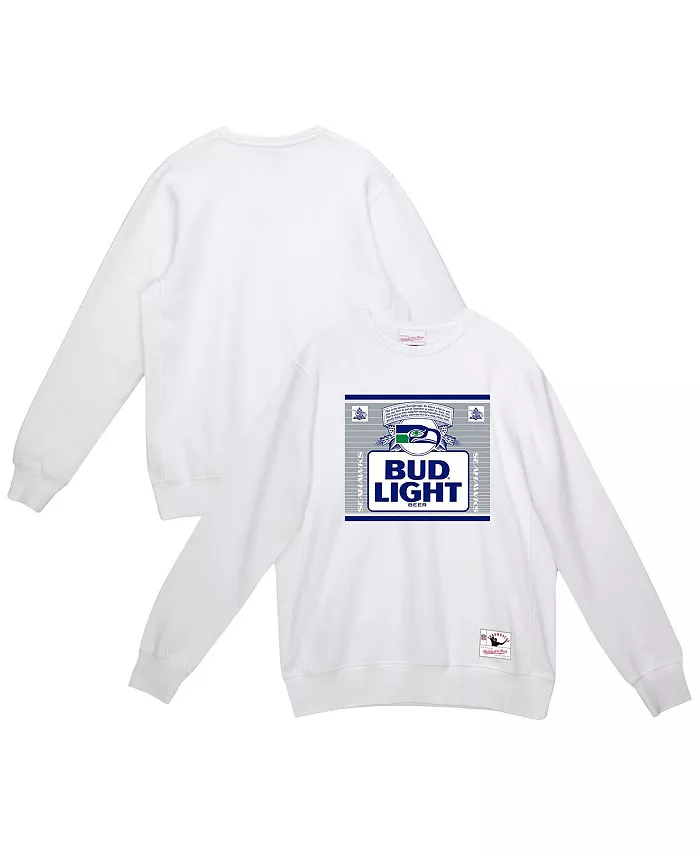 Мужская белая толстовка с капюшоном Bud Light Seattle Seahawks The Crest Mitchell & Ness
Мужская белая толстовка с капюшоном Bud Light Seattle Seahawks The Crest Mitchell & Ness