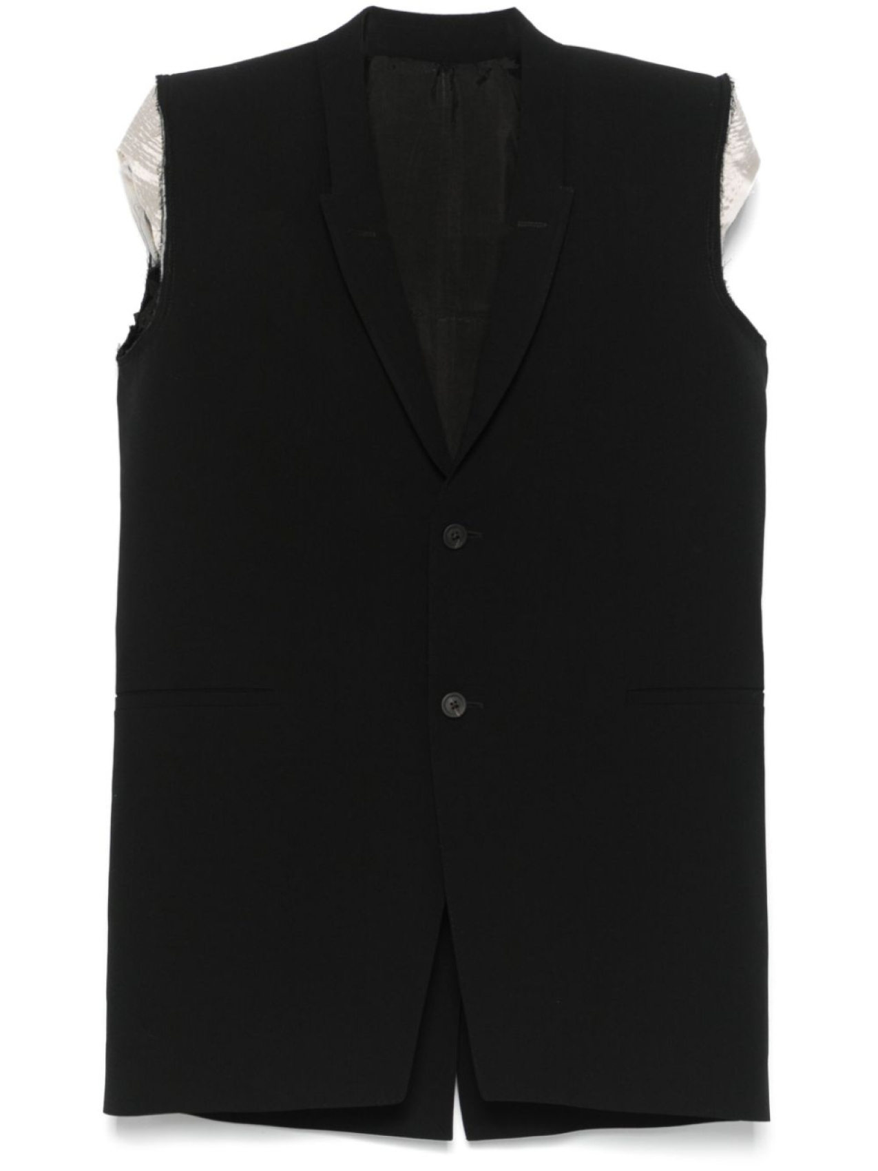 Жилет Rick Owens Dirt, сшитый по индивидуальному заказу, черный
Жилет Rick Owens Dirt, сшитый по индивидуальному заказу, черный