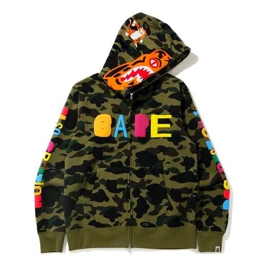 Толстовка Men's BAPE x READYMADE Crossover TIGER Shark Jacket Green Camouflage, зеленый
Толстовка Men's BAPE x READYMADE Crossover TIGER Shark Jacket Green Camouflage, зеленый