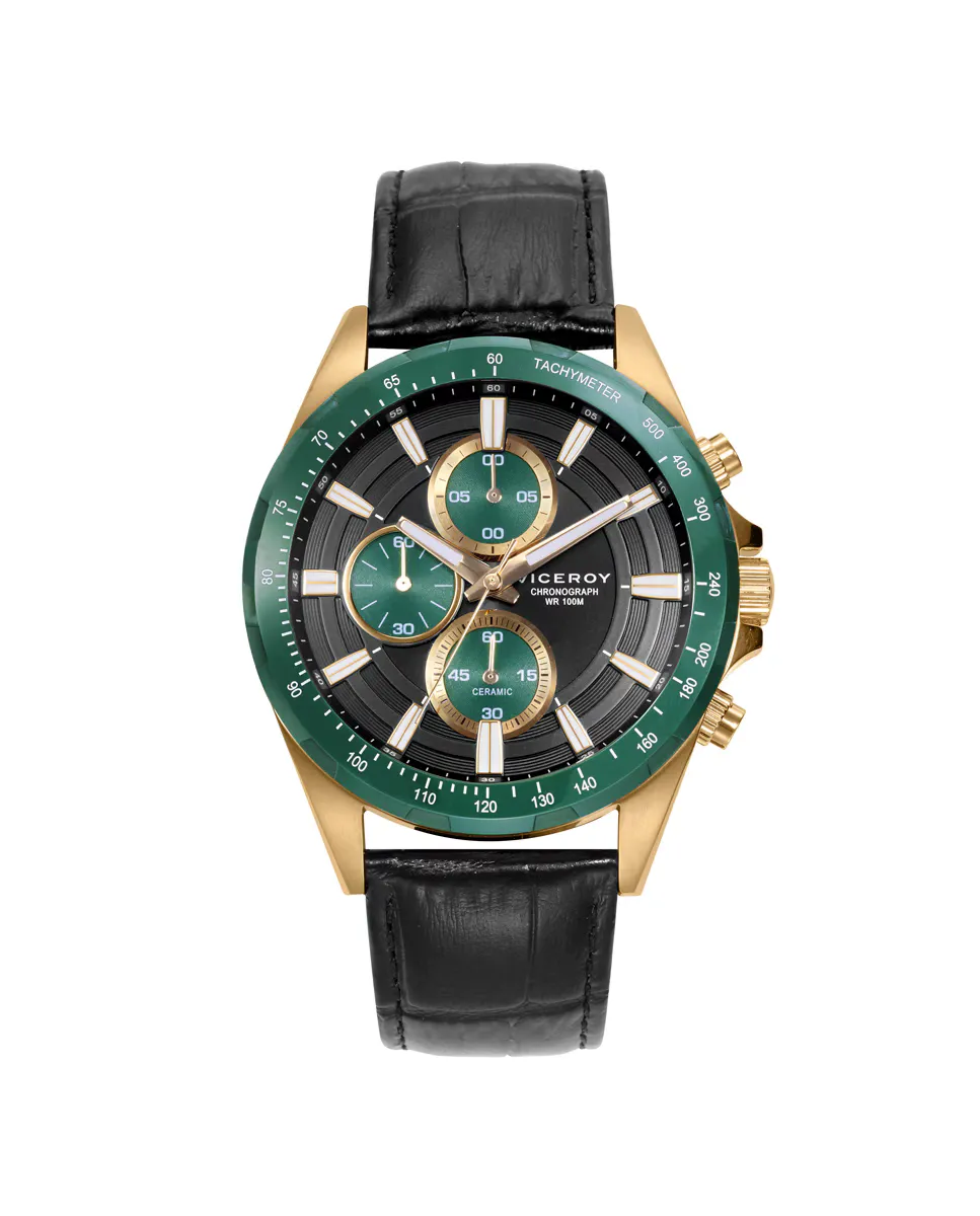 Мужские часы Magnum в корпусе из стали золотого IP с черным кожаным ремешком Viceroy, черный
Мужские часы Magnum в корпусе из стали золотого IP с черным кожаным ремешком Viceroy, черный