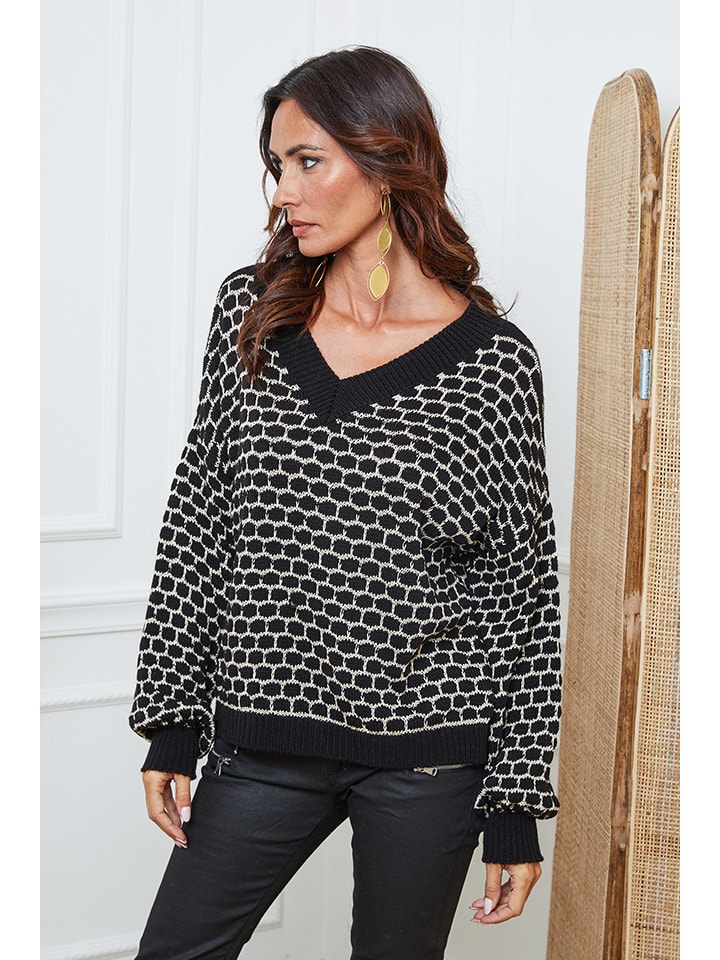 Свитер Azul в черно-бежевом цвете So Cachemire
Свитер Azul в черно-бежевом цвете So Cachemire