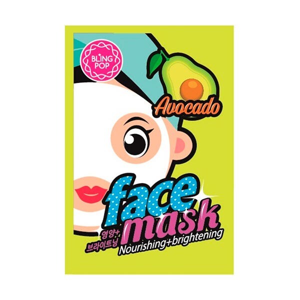 Маска из авокадо 1 шт Bling Pop 
Маска из авокадо 1 шт Bling Pop