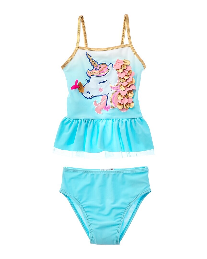 Комплект для плавания Flapdoodles с аппликацией единорога из 2 предметов, синий
Комплект для плавания Flapdoodles с аппликацией единорога из 2 предметов, синий