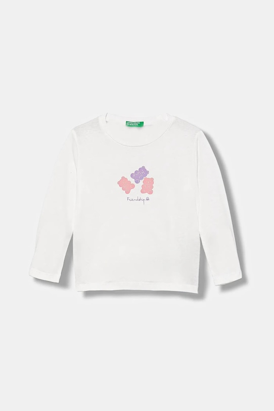 Детская хлопковая кофта с длинным рукавом United Colors Of Benetton, белый
Детская хлопковая кофта с длинным рукавом United Colors Of Benetton, белый