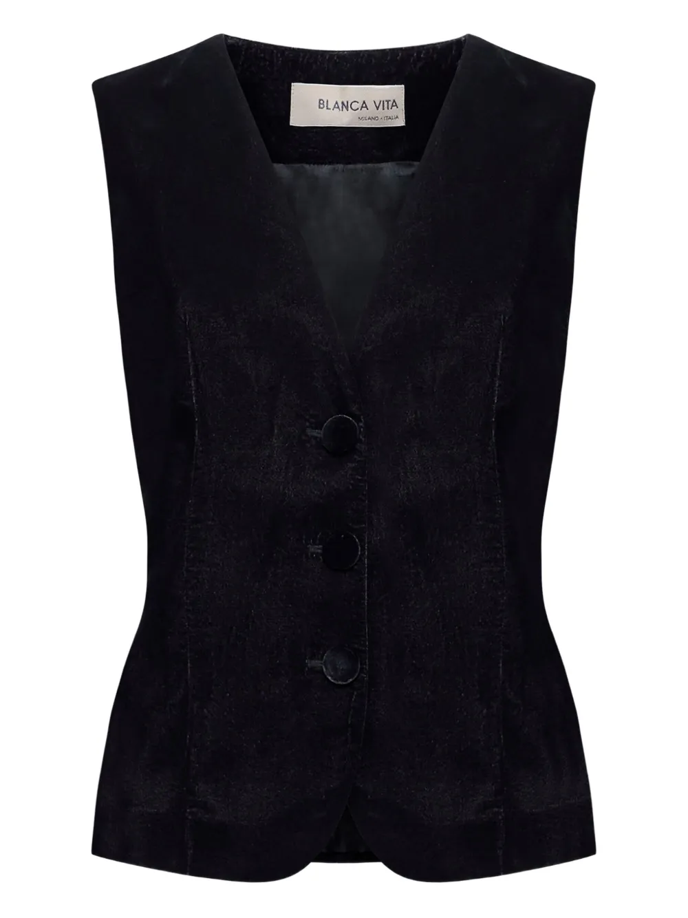 Бархатный жакет на пуговицах Blanca Vita, серый
Бархатный жакет на пуговицах Blanca Vita, серый