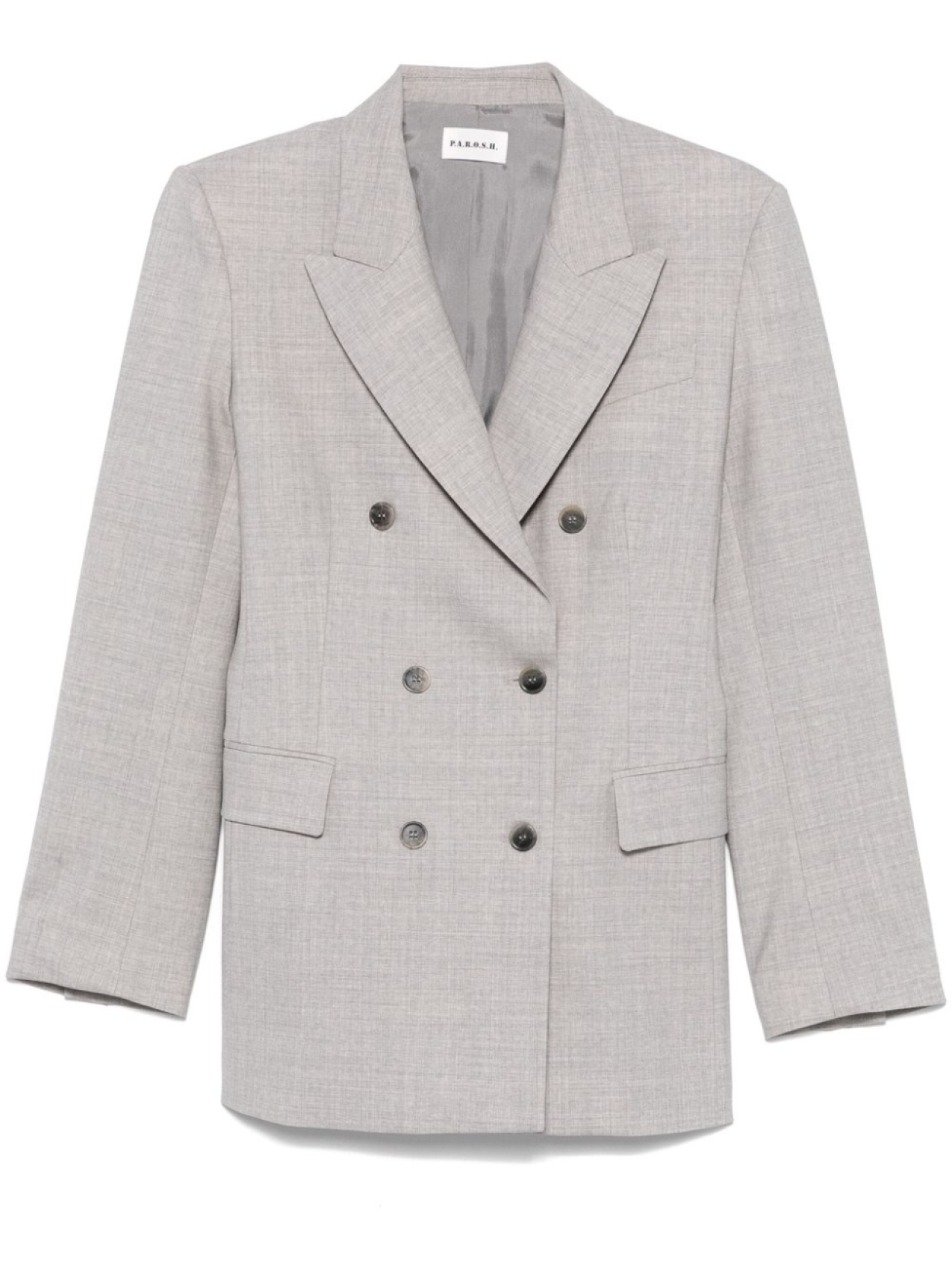 P.A.R.O.S.H. двубортный блейзер, серый
P.A.R.O.S.H. двубортный блейзер, серый