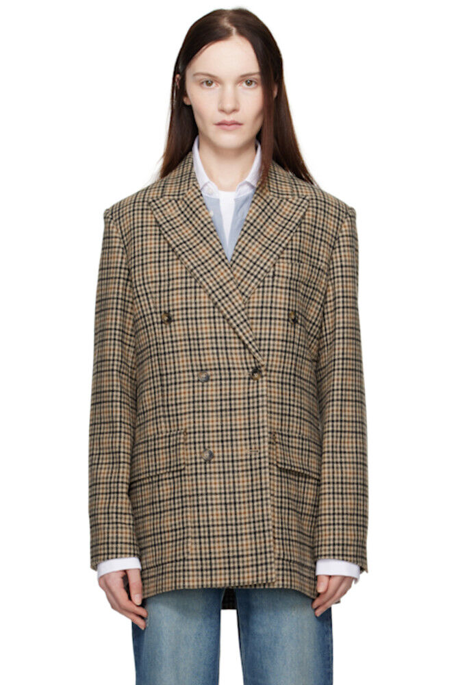 Бежевый блейзер Anastasia Barbieri Edition Valentina A.P.C.
Бежевый блейзер Anastasia Barbieri Edition Valentina A.P.C.