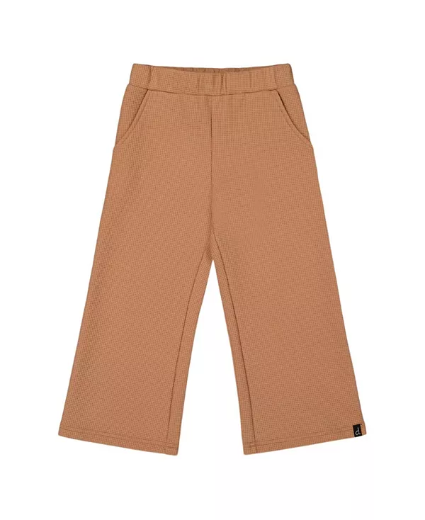 Детские брюки-клеш с вафельной текстурой - для девочек постарше. Deux Par Deux, коричневый
Детские брюки-клеш с вафельной текстурой - для девочек постарше. Deux Par Deux, коричневый