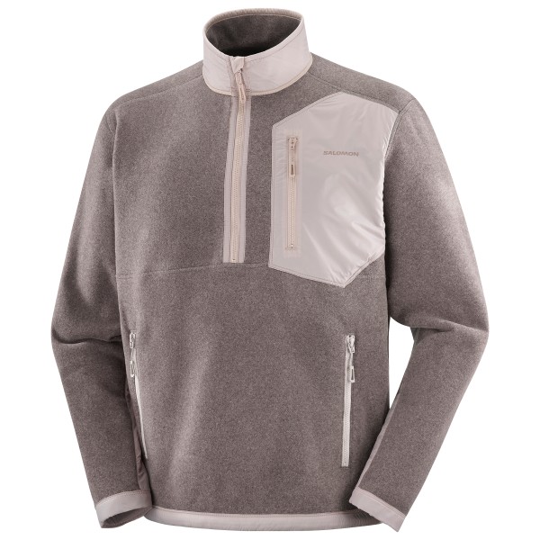 Хромированный флисовый пуловер с застежкой-молнией на половину длины Salomon, Iron
Хромированный флисовый пуловер с застежкой-молнией на половину длины Salomon, Iron