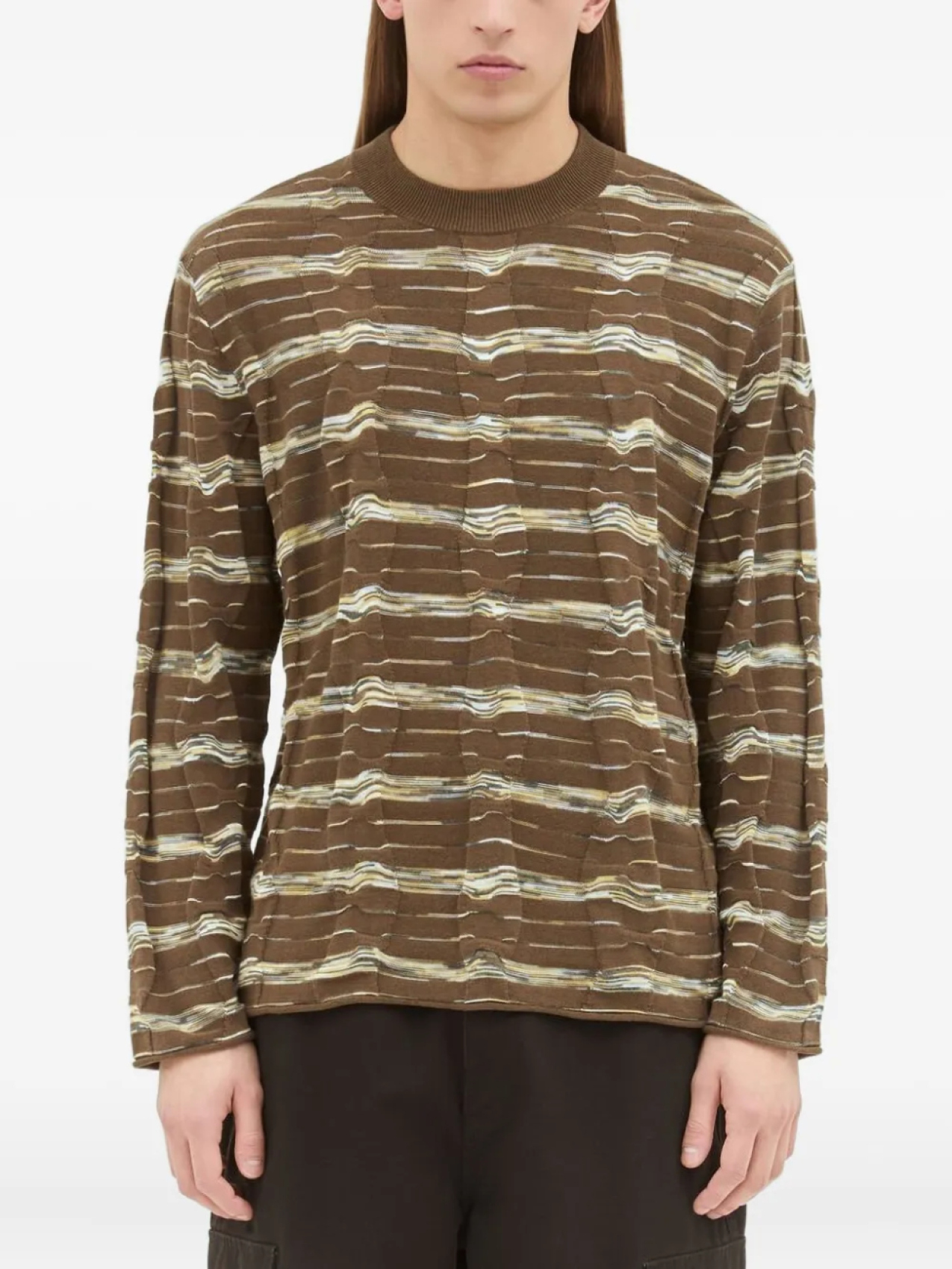 Brain Dead фактурная толстовка, коричневый
Brain Dead фактурная толстовка, коричневый