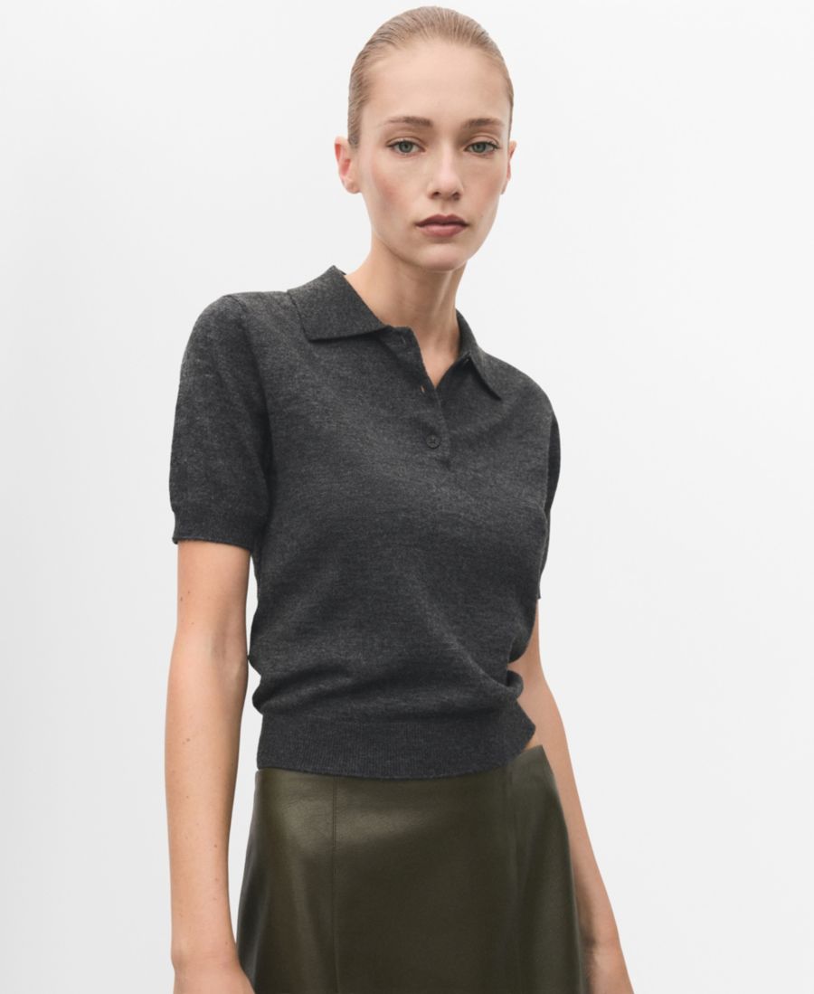 Женский свитер с высоким воротником-поло MANGO, Medium Heather Gray
Женский свитер с высоким воротником-поло MANGO, Medium Heather Gray