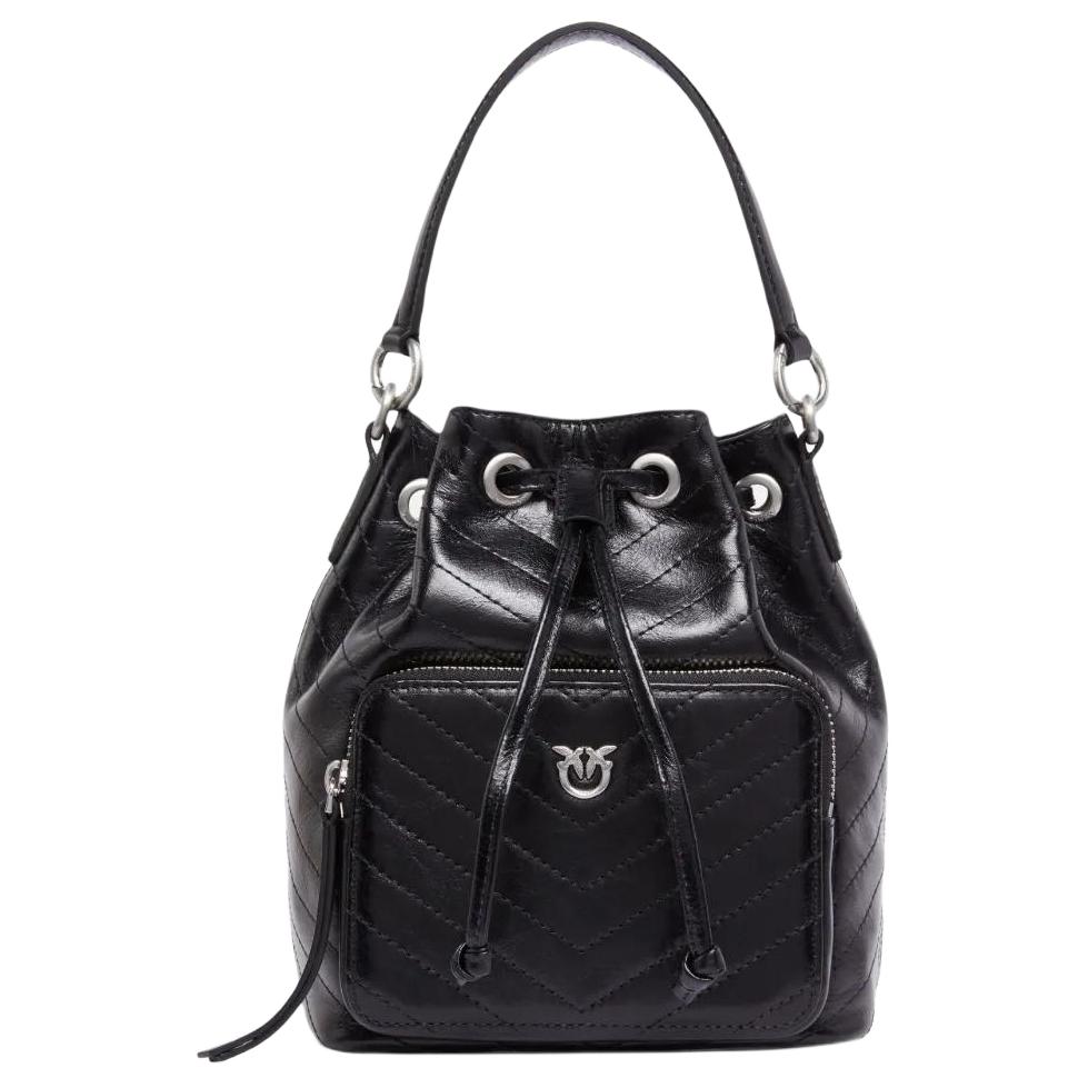 PINKO Женская сумка из коровьей кожи черная
PINKO Женская сумка из коровьей кожи черная