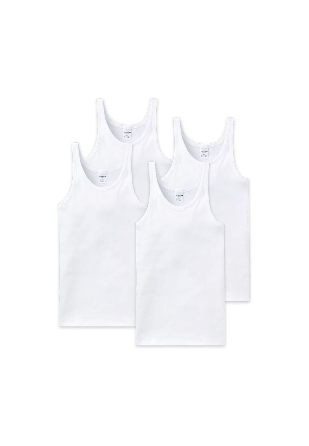 Комплект мужских маек, 4 шт, без рукавов, Cotton Essentials, тонкая резинка SCHIESSER, белый
Комплект мужских маек, 4 шт, без рукавов, Cotton Essentials, тонкая резинка SCHIESSER, белый