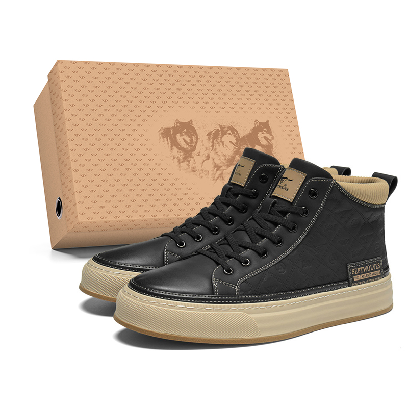 Мужские кроссовки для скейтбординга с амортизацией, износостойкими, балансирующими, легкими, средней высоты SEPTWOLVES, Black (Standard Leather Shoe Size)
Мужские кроссовки для скейтбординга с амортизацией, износостойкими, балансирующими, легкими, средней высоты SEPTWOLVES, Black (Standard Leather Shoe Size)