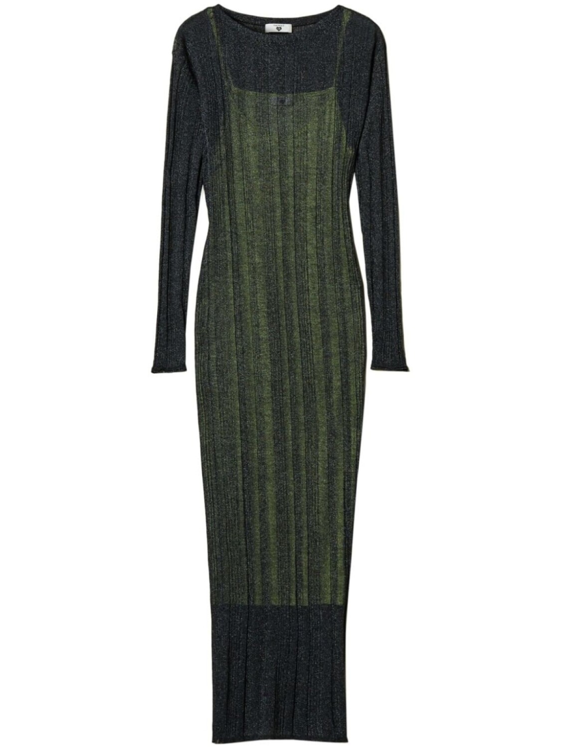 Платье миди из трикотажа в рубчик TWINSET, серый
Платье миди из трикотажа в рубчик TWINSET, серый