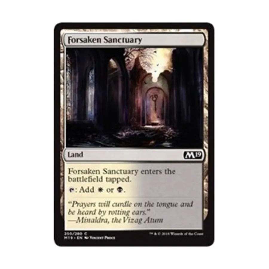 CCG Заброшенное святилище (С) (фольга), MTG - Core Set 2019
CCG Заброшенное святилище (С) (фольга), MTG - Core Set 2019