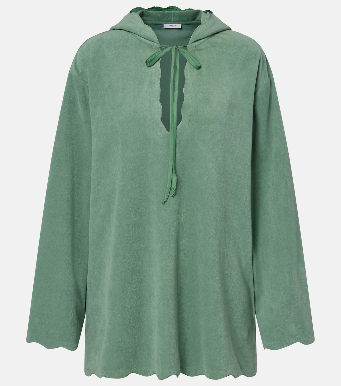 Махровый топ из хлопковой смеси Baughman Marysia, зеленый 
Махровый топ из хлопковой смеси Baughman Marysia, зеленый