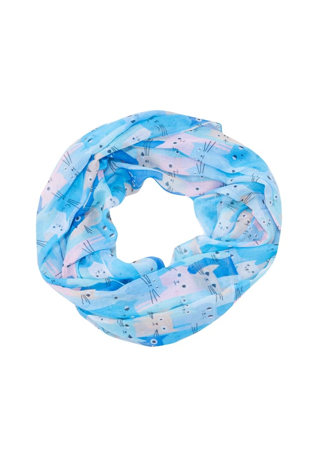 Шарф-Петля Молли-петля с рисунком кошки – легкая мягкая и воздушная Seasons Of April, синий
Шарф-Петля Молли-петля с рисунком кошки – легкая мягкая и воздушная Seasons Of April, синий
