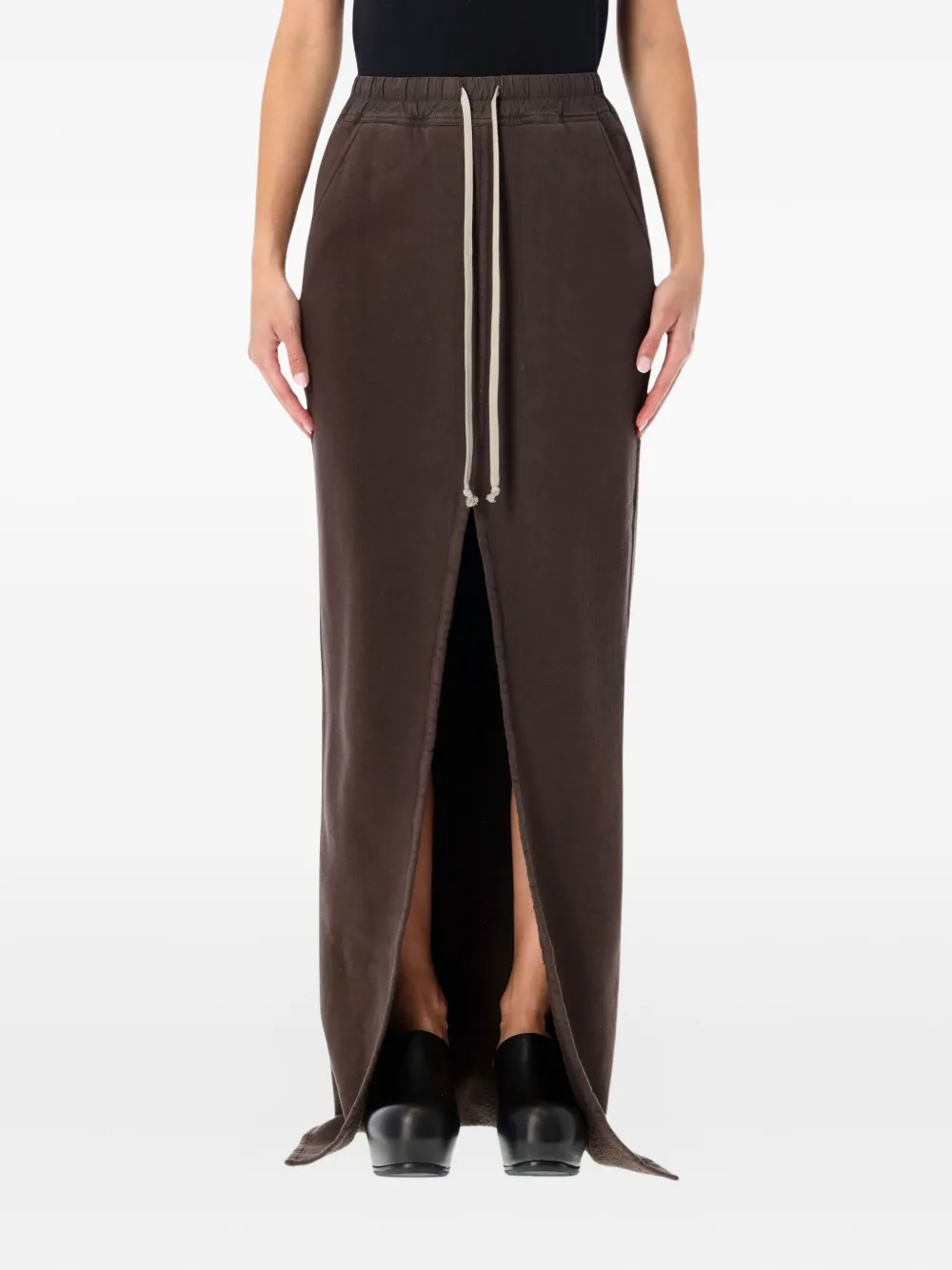 Юбка с разрезом и кулиской Phleg Pillar Rick Owens Drkshdw, коричневый
Юбка с разрезом и кулиской Phleg Pillar Rick Owens Drkshdw, коричневый