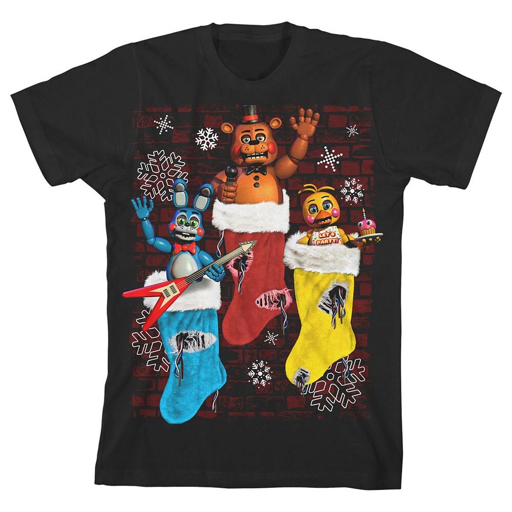 Футболка Five Nights at Freddy's Christmas Stockings для мальчиков 8–20 лет с рисунком Licensed Character, черный
Футболка Five Nights at Freddy's Christmas Stockings для мальчиков 8–20 лет с рисунком Licensed Character, черный
