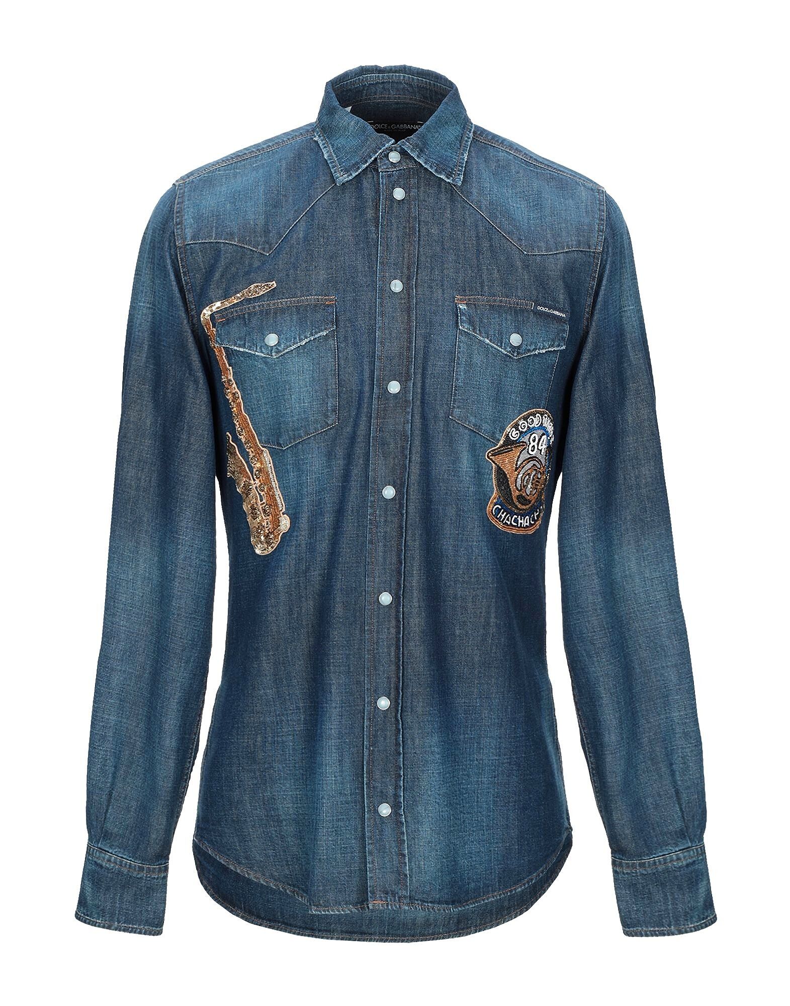 Джинсовая рубашка Dolce&Gabbana, синий
Джинсовая рубашка Dolce&Gabbana, синий