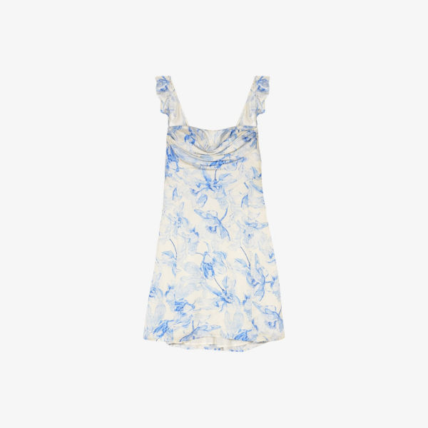 Платье мини Maje с цветочным принтом, синий
Платье мини Maje с цветочным принтом, синий