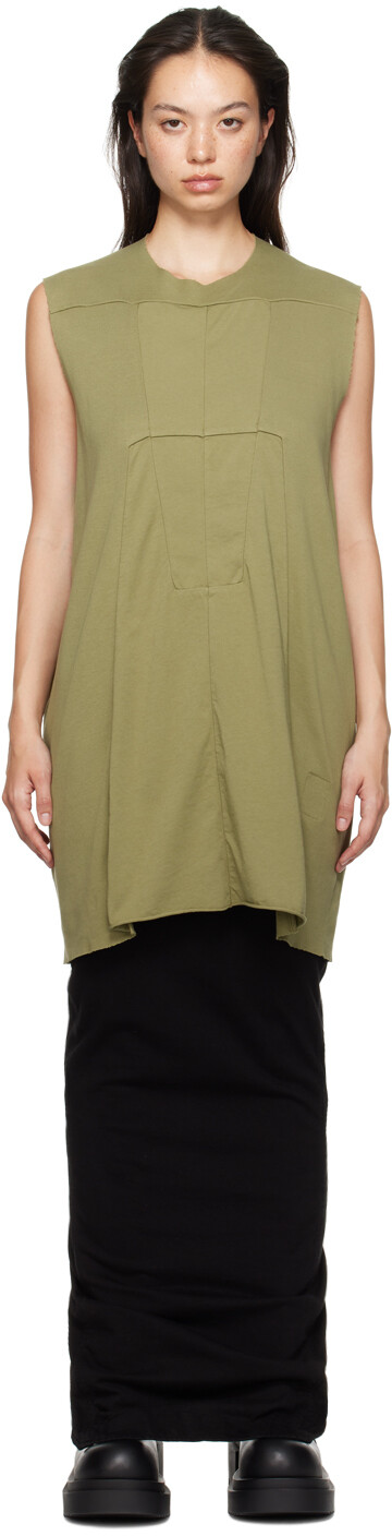 Майка цвета хаки Luxor SL Rick Owens DRKSHDW
Майка цвета хаки Luxor SL Rick Owens DRKSHDW