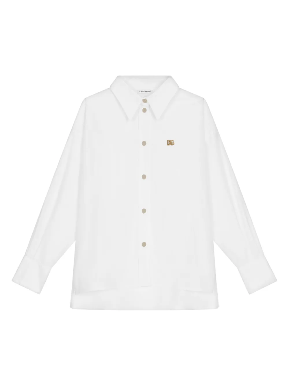 Рубашка с логотипом Dolce & Gabbana Kids, белый
Рубашка с логотипом Dolce & Gabbana Kids, белый