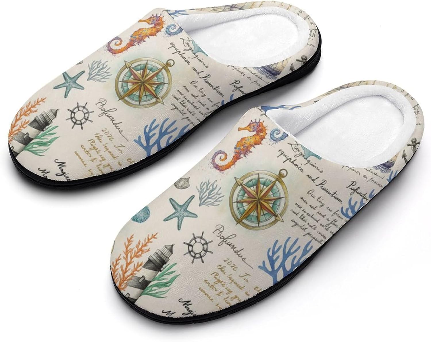 Мужские домашние тапочки из хлопка с акварельным цветочным рисунком и Эйфелевой башней в Париже, стойкие к скольжению, теплые, удобные и дышащие Kkdskkds, Nautical Seahorse Coral
Мужские домашние тапочки из хлопка с акварельным цветочным рисунком и Эйфелевой башней в Париже, стойкие к скольжению, теплые, удобные и дышащие Kkdskkds, Nautical Seahorse Coral