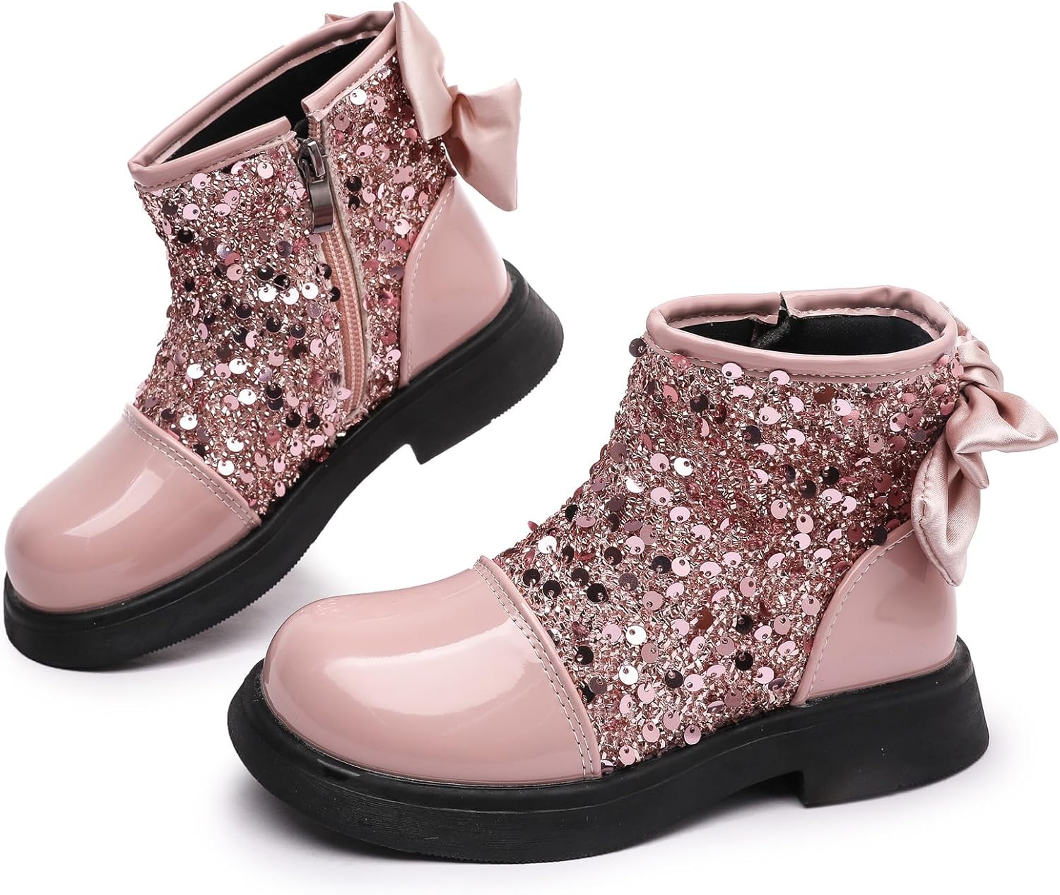 Детские ботильоны DADAWEN для девочек с бантом, блестками и пайетками, боковой молнией, низким массивным каблуком, осенне-зимние праздничные ботиночки, Pink
Детские ботильоны DADAWEN для девочек с бантом, блестками и пайетками, боковой молнией, низким массивным каблуком, осенне-зимние праздничные ботиночки, Pink