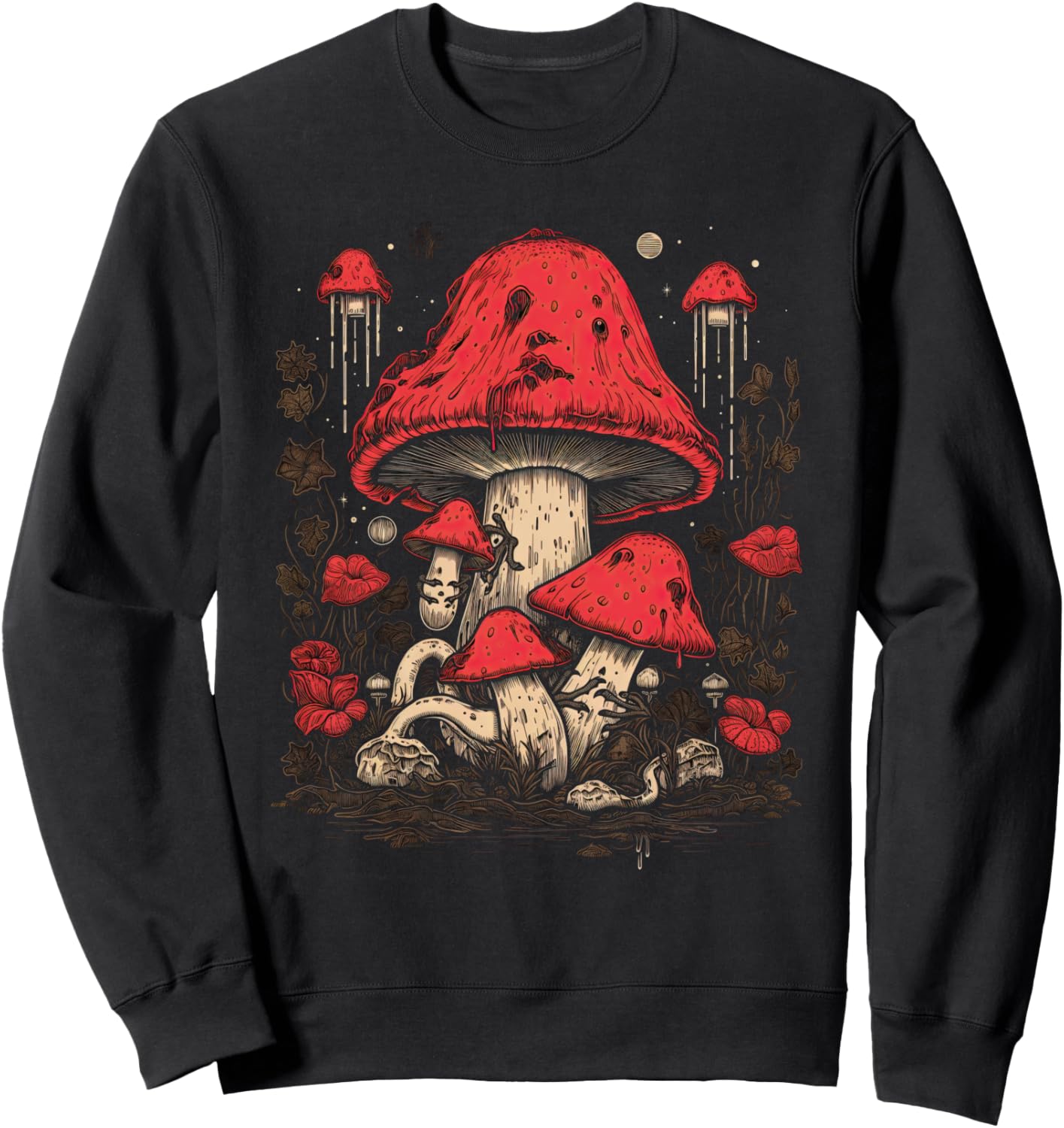 Стиль коттеджкор, толстовка с изображением гриба и жабы Goblinco Cottagecore Goblincore And Fairycore Stuff, черный
Стиль коттеджкор, толстовка с изображением гриба и жабы Goblinco Cottagecore Goblincore And Fairycore Stuff, черный