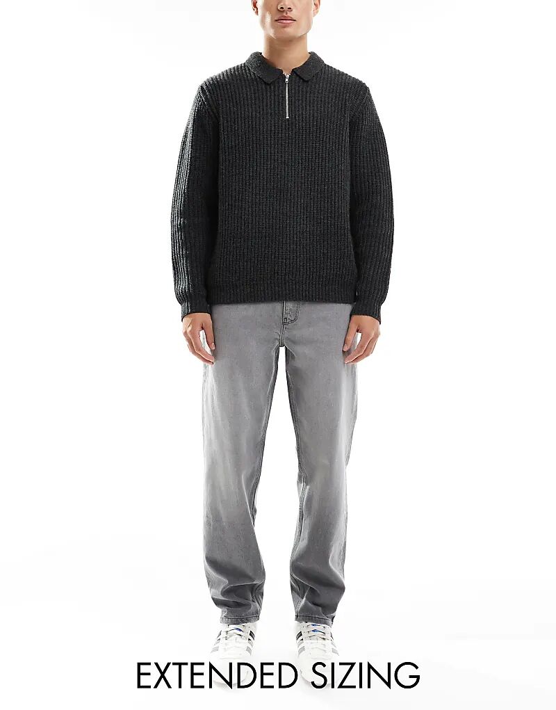 Джинсы прямого кроя серого цвета ASOS DESIGN
Джинсы прямого кроя серого цвета ASOS DESIGN