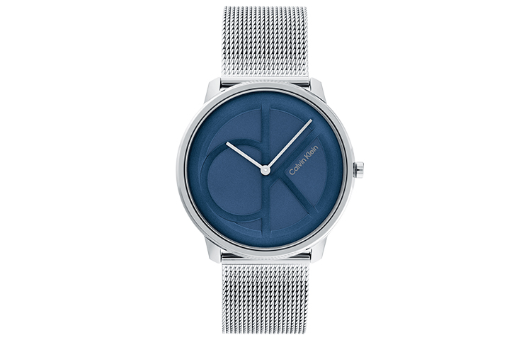 Часы CALVIN KLEIN с кварцевым механизмом на стальном браслете и синим циферблатом
Часы CALVIN KLEIN с кварцевым механизмом на стальном браслете и синим циферблатом
