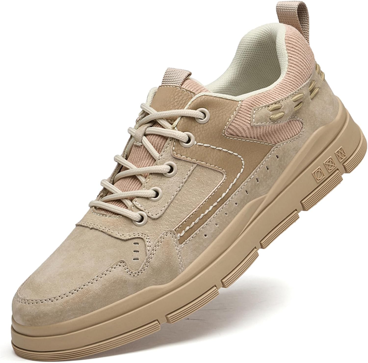 Мужские замшевые кожаные кроссовки на шнуровке с платформой, удобные, с противоскользящей подошвой, дышащие, с круглым носком, для ходьбы, скейтбординга, походов, активного отдыха и повседневной носки Houdbdol, хаки
Мужские замшевые кожаные кроссовки на шнуровке с платформой, удобные, с противоскользящей подошвой, дышащие, с круглым носком, для ходьбы, скейтбординга, походов, активного отдыха и повседневной носки Houdbdol, хаки