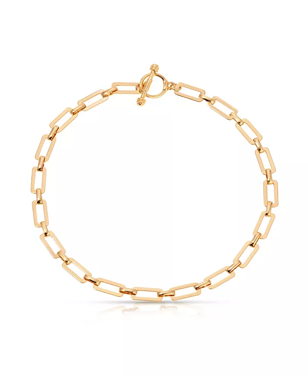 Золотая цепочка с плоским прямоугольником Ettika, gold
Золотая цепочка с плоским прямоугольником Ettika, gold