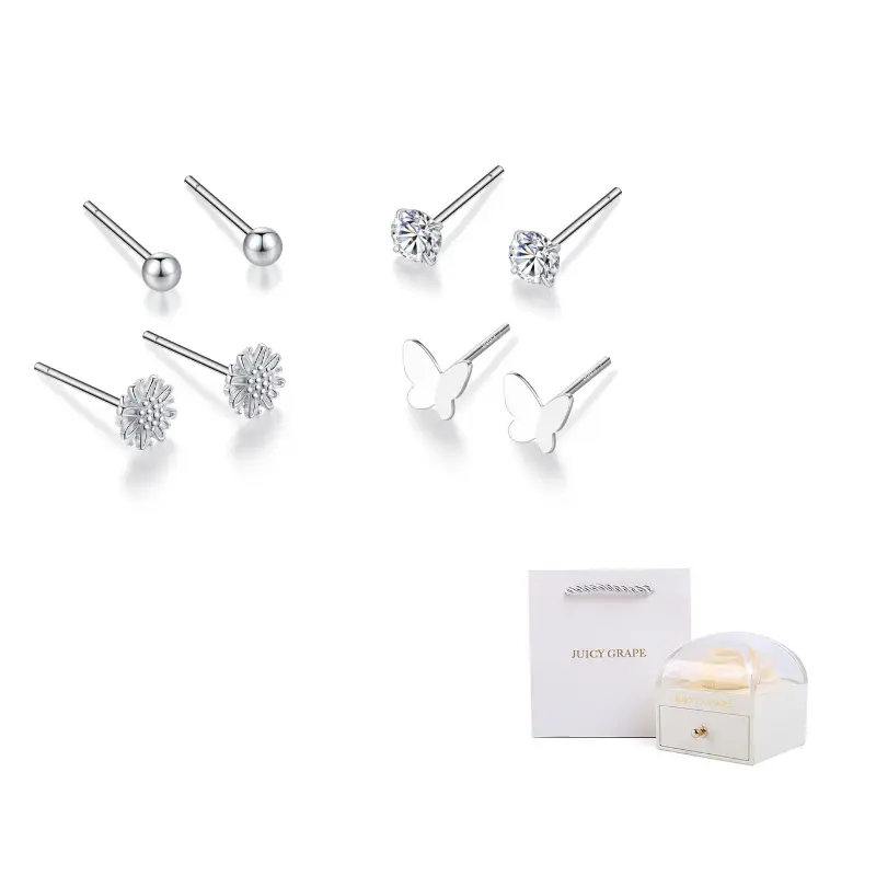 JUICY GRAPE Серьги S999 Silver Stud для женщин
JUICY GRAPE Серьги S999 Silver Stud для женщин