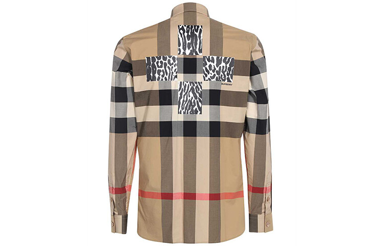 Рубашка мужская хаки Burberry, хаки 
Рубашка мужская хаки Burberry, хаки