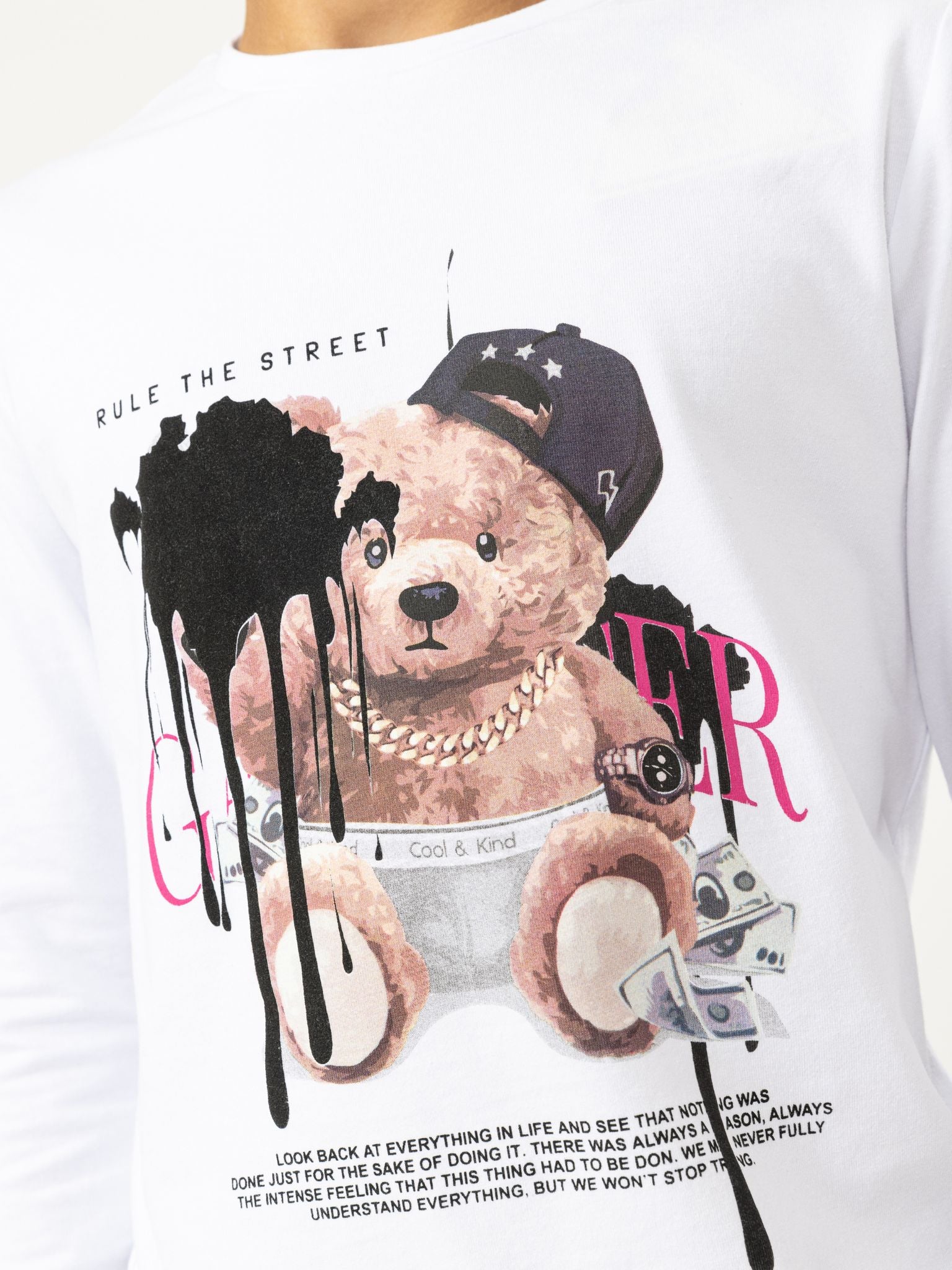 ФУТБОЛКА С ДЛИННЫМ РУКАВОМ И МЕДВЕДЕМ Noizz, белый
ФУТБОЛКА С ДЛИННЫМ РУКАВОМ И МЕДВЕДЕМ Noizz, белый