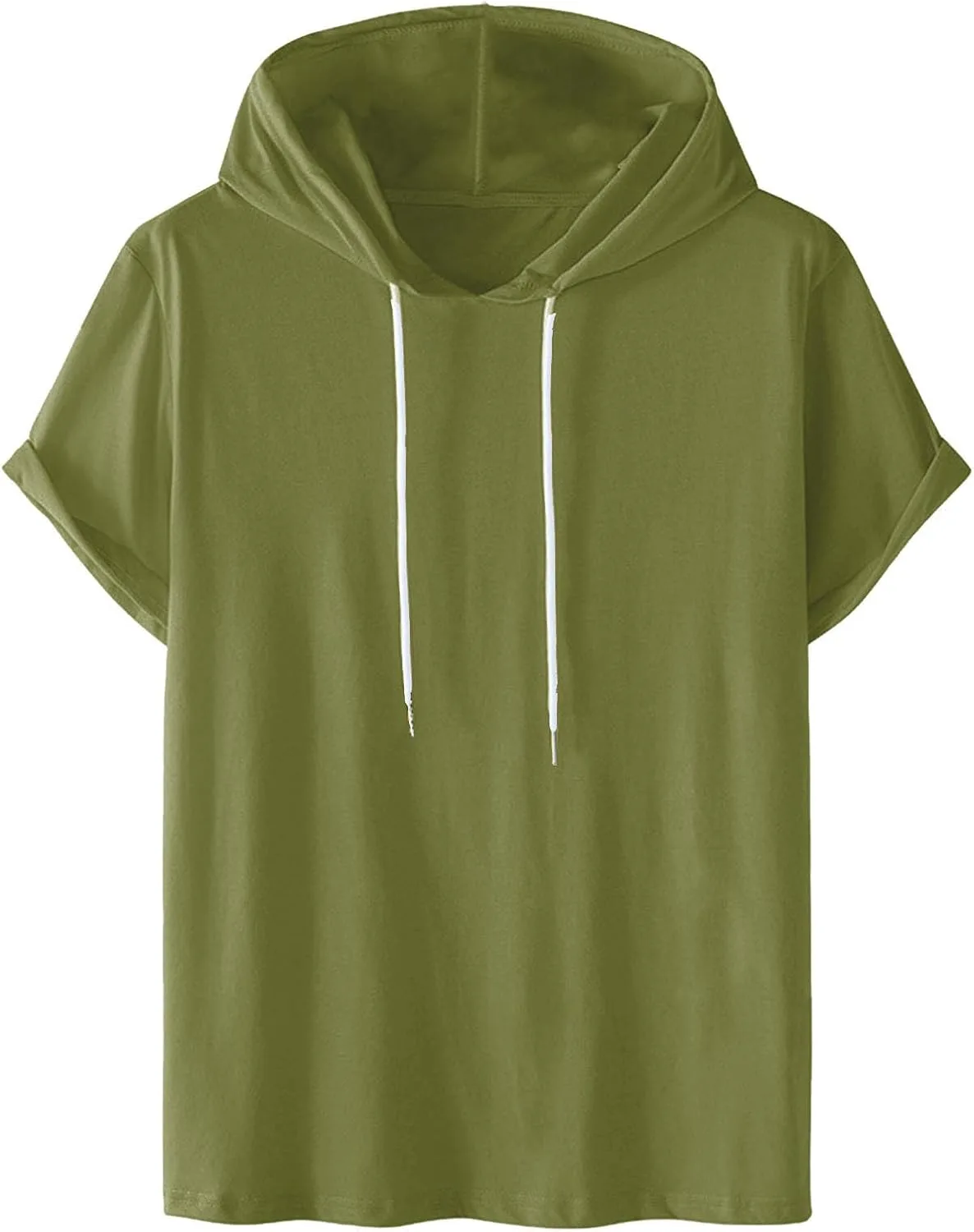 Мужская футболка с капюшоном и шнурком
Мужская футболка с капюшоном и шнурком