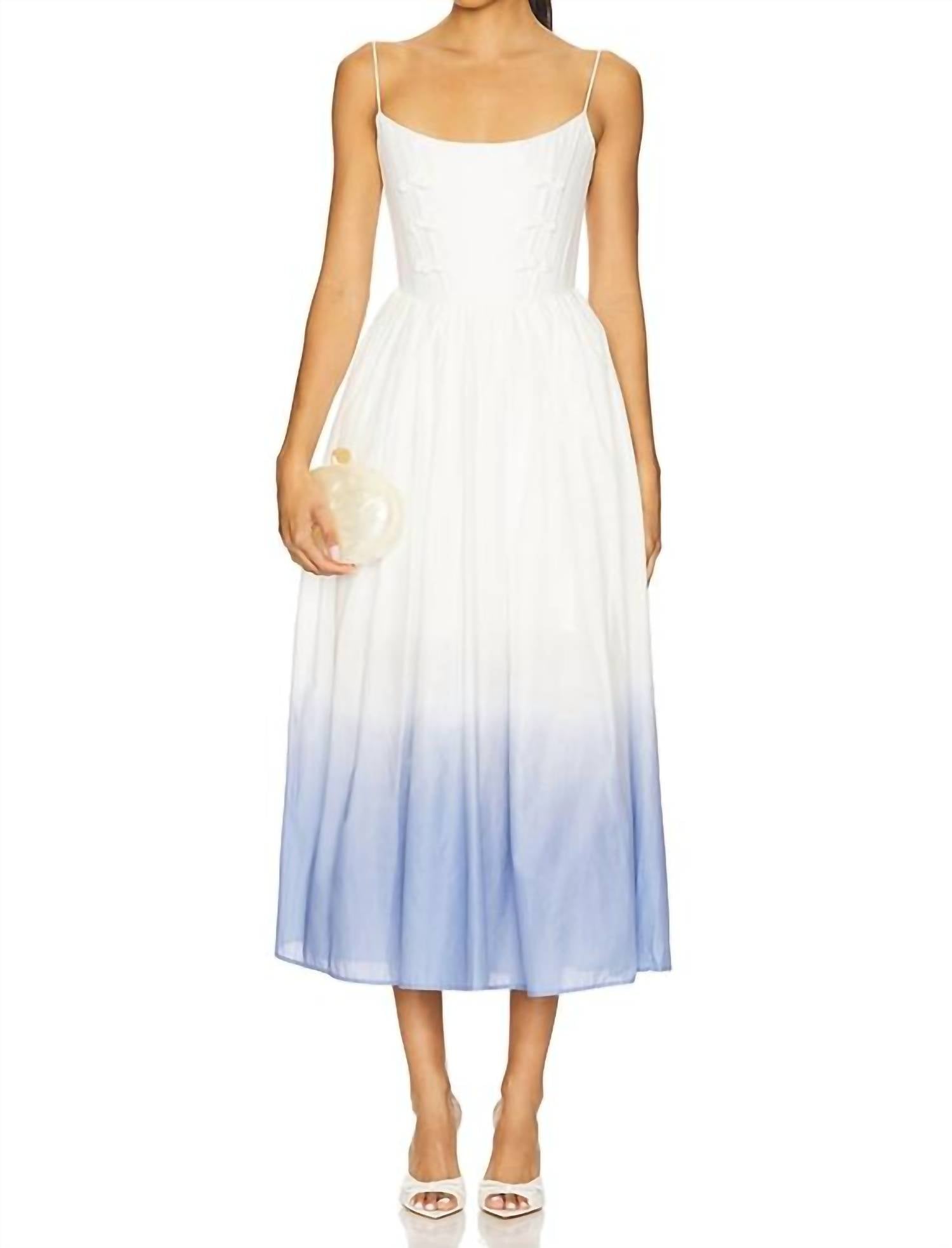 Хенли платье в небесном омбре SAU LEE, Sky Ombre
Хенли платье в небесном омбре SAU LEE, Sky Ombre