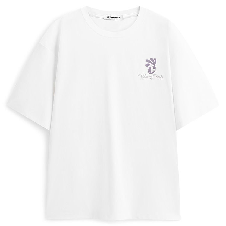 PEACEBIRD MEN Футболка мужская Bright White 1 Crew Neck
PEACEBIRD MEN Футболка мужская Bright White 1 Crew Neck