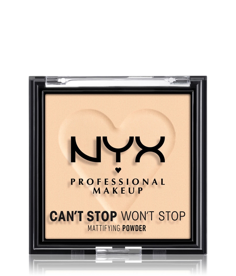 Компактная пудра NYX Professional Makeup Can’t Stop Won’t Stop Mattifying Powder, Nr. 02 - Light, 6g
Компактная пудра NYX Professional Makeup Can’t Stop Won’t Stop Mattifying Powder, Nr. 02 - Light, 6g