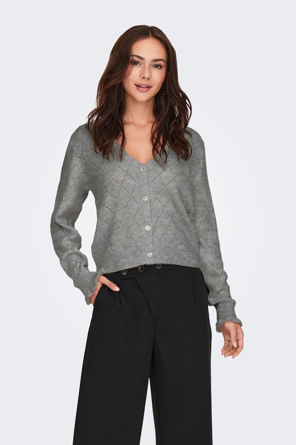 Структурированный вязаный кардиган с рукавами оборками Jdy, серый
Структурированный вязаный кардиган с рукавами оборками Jdy, серый