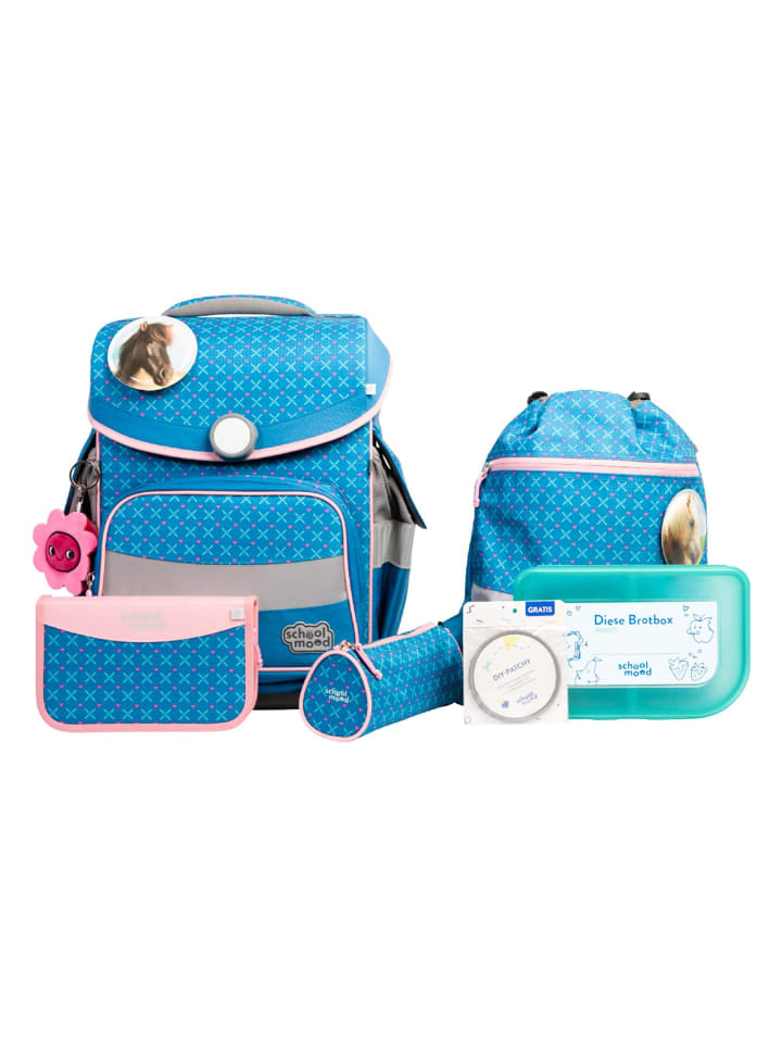 SCHOOL-MOOD Набор школьных сумок Timeless Pro из 7 предметов, с изображением лошади
SCHOOL-MOOD Набор школьных сумок Timeless Pro из 7 предметов, с изображением лошади