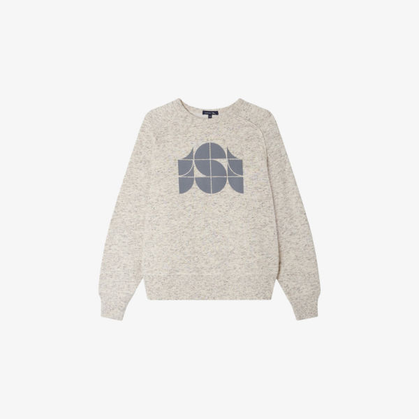 Свитшот Soeur Pascal с графическим принтом, серо-бежевый
Свитшот Soeur Pascal с графическим принтом, серо-бежевый