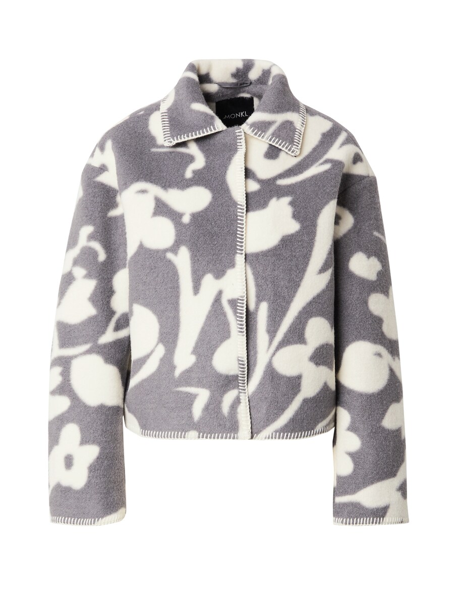 Куртка межсезонная Monki, серый 
Куртка межсезонная Monki, серый