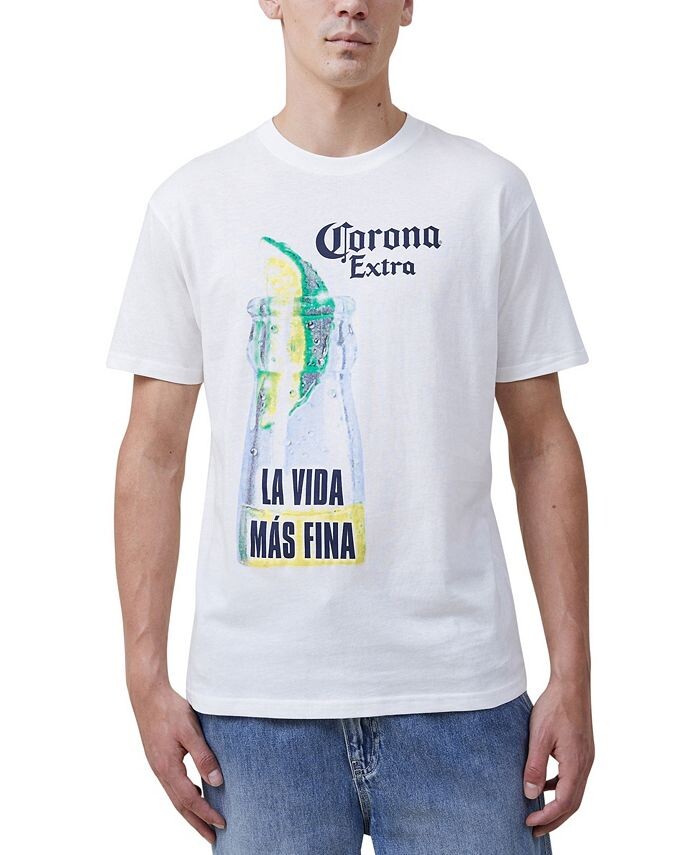 Мужская футболка свободного кроя Corona Premium Premium COTTON ON, цвет Vintage White, Corona - La Vida Nas Fi 1
Мужская футболка свободного кроя Corona Premium Premium COTTON ON, цвет Vintage White, Corona - La Vida Nas Fi 1