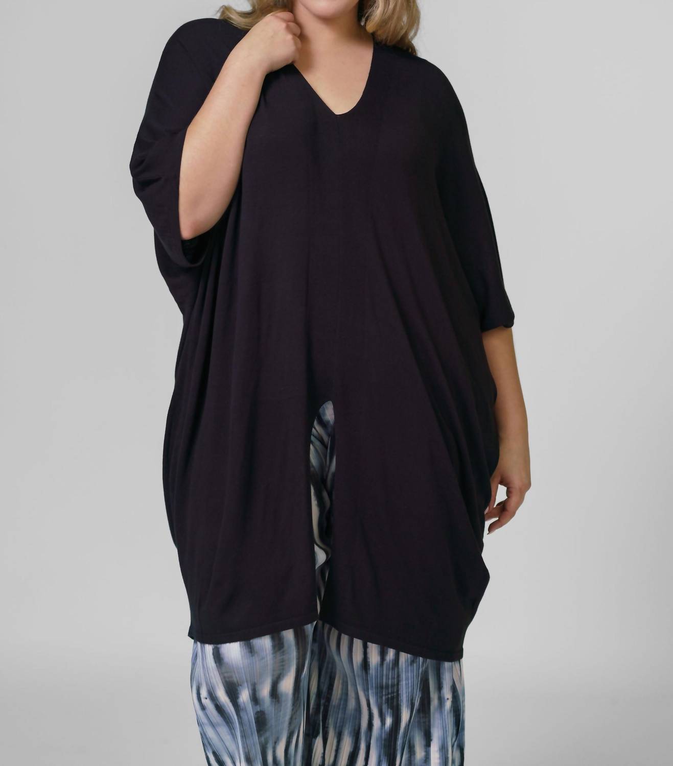 Блузка-туника Bloom Knit - плюс размер, черная BITTE KAI RAND
Блузка-туника Bloom Knit - плюс размер, черная BITTE KAI RAND