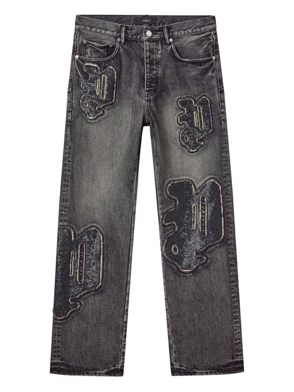 Джинсы P011 с пайетками Purple Brand, черный
Джинсы P011 с пайетками Purple Brand, черный