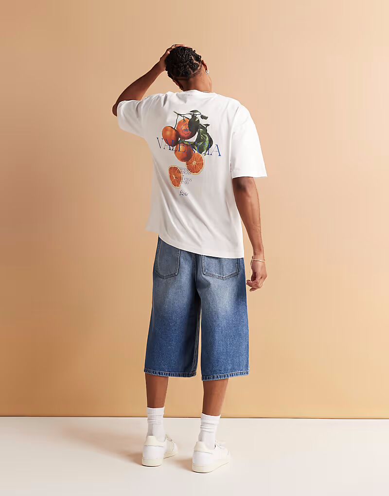 Футболка ASOS DESIGN свободного кроя с принтом в стиле летнего сезона белого цвета
Футболка ASOS DESIGN свободного кроя с принтом в стиле летнего сезона белого цвета